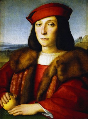 Raffaello Sanzio da Urbino) Raphael (Raffaello Santi – Portrait of a Man, thought to be Francesco Maria della Rovere